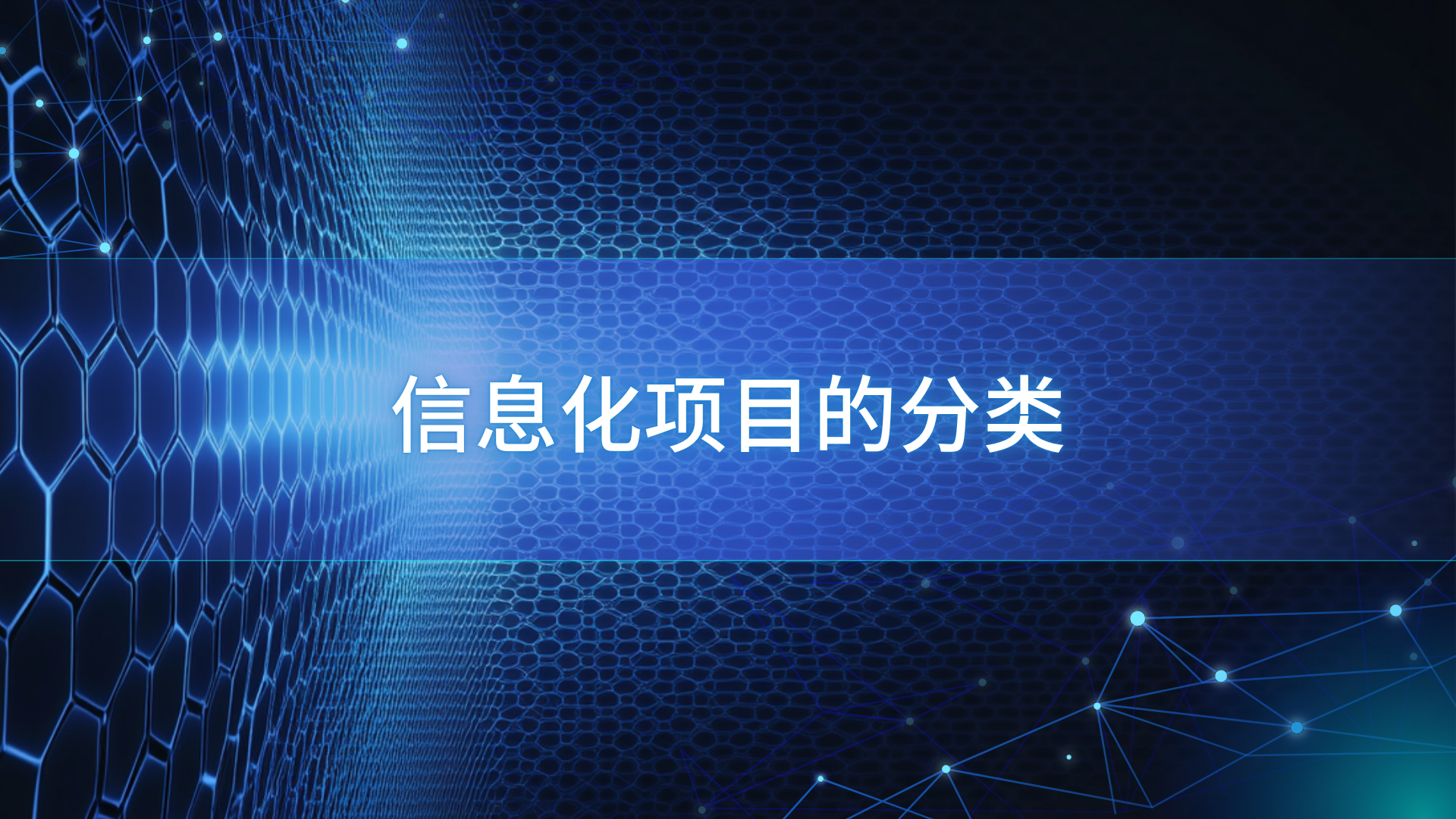 信息化项目的分类
